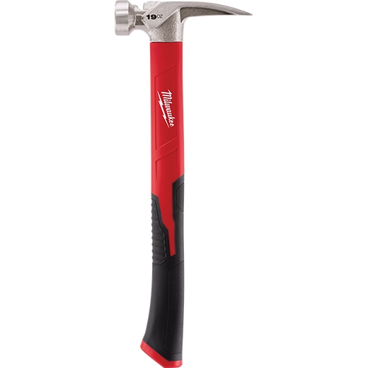 MILWAUKEE - 19oz Smooth Face Poly/Fiberglass Handle Hammer