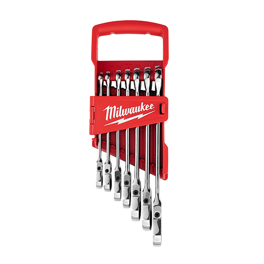 MILWAUKEE - 7pc SAE Flex Head Combination Wrenches