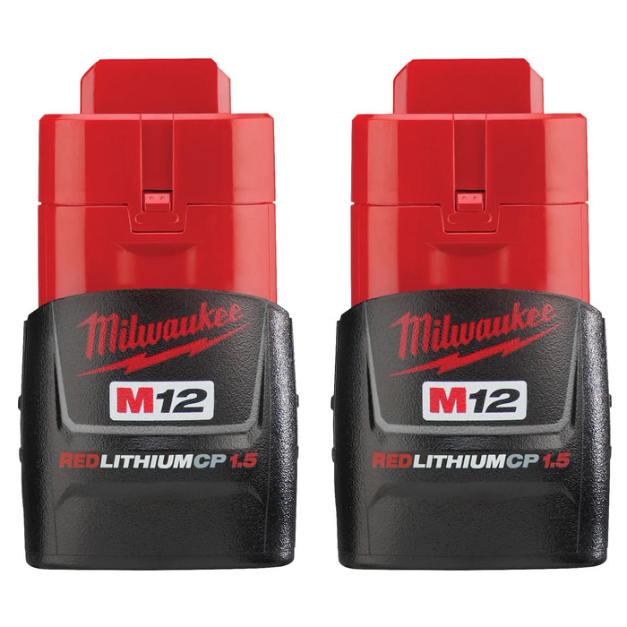 MILWAUKEE - M12 REDLITHIUM™ Compact Battery Two Pack