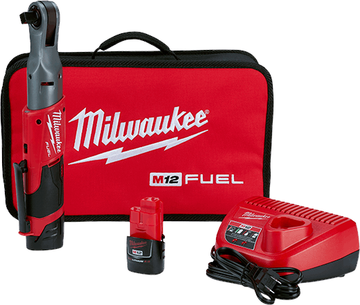 MILWAUKEE - M12™ FUEL™ 1/2" Ratchet 2 Battery Kit