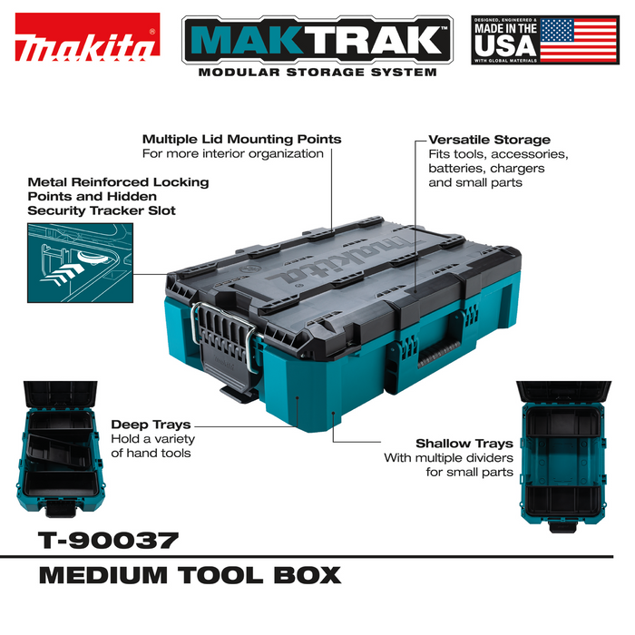 Makita - MAKTRAK Medium Tool Box