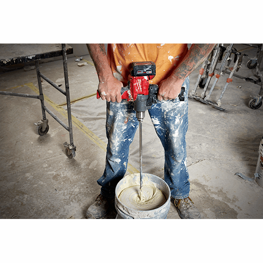 MILWAUKEE M18 FUEL™ Mud Mixer with 180° Handle