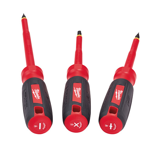 MILWAUKEE 3 PC 1000V Insulated Screwdriver Set