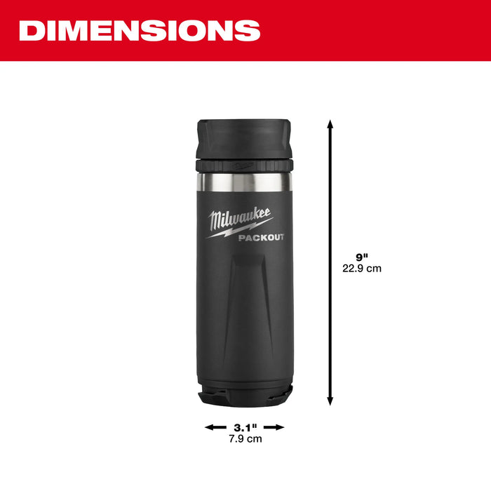 MILWAUKEE - PACKOUT™ 18oz Insulated Bottle with Sip Lid