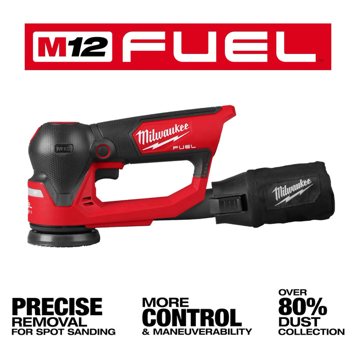 MILWAUKEE - M12 FUEL™ 3" Random Orbital Detail Sander