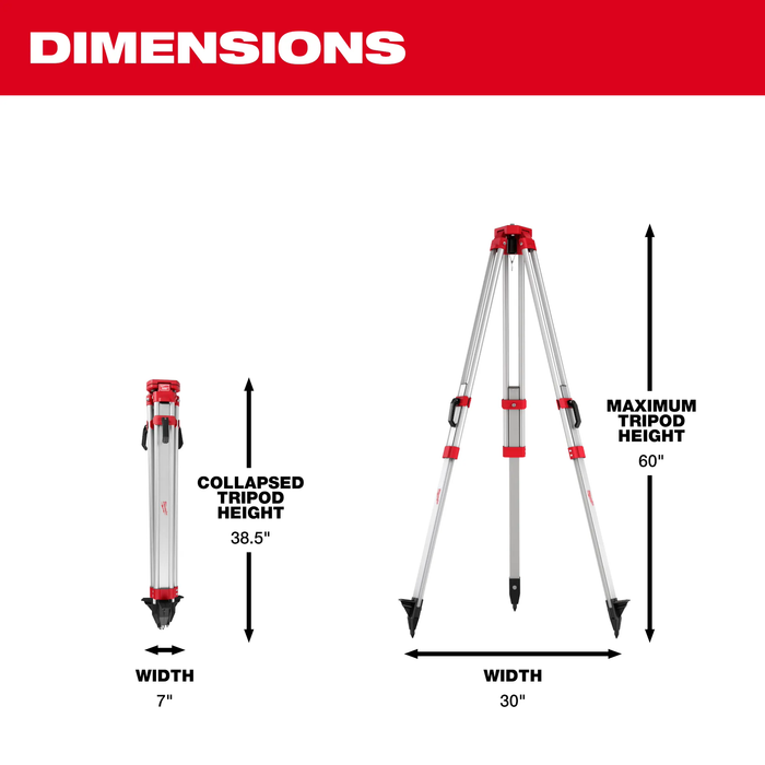 MILWAUKEE - Rotary Laser Tripod