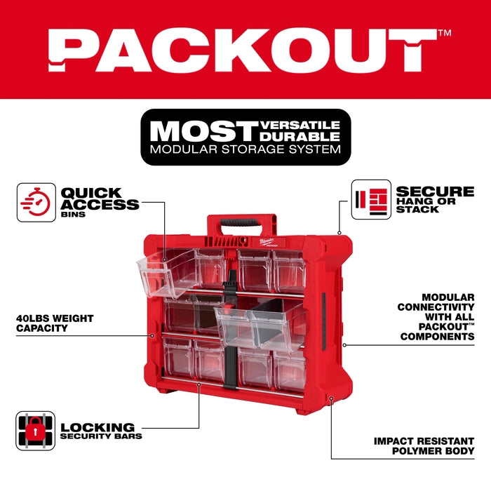 MILWAUKEE - PACKOUT™ Tilt Bin Organizer