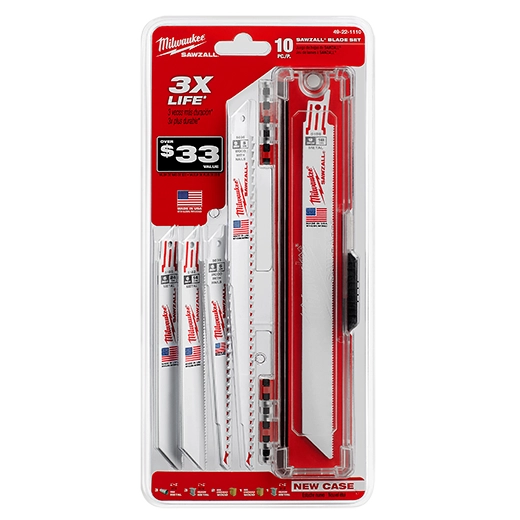 MILWAUKEE - SAWZALL® General Purpose 10pc Blade Set