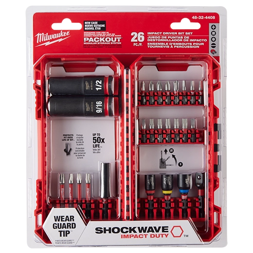MILWAUKEE - SHOCKWAVE™ Impact Duty Drive and Fasten Set - 26PC