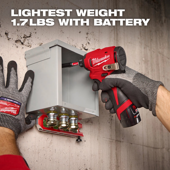 MILWAUKEE - M12™ Subcompact Brushless 1/4" Hex Impact Driver
