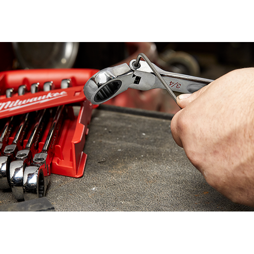 MILWAUKEE - 7pc SAE Flex Head Combination Wrenches