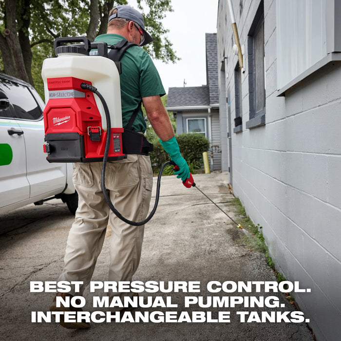 MILWAUKEE - M18™ 4-Gallon Backpack Sprayer w/ SWITCH TANK™ (Kit)