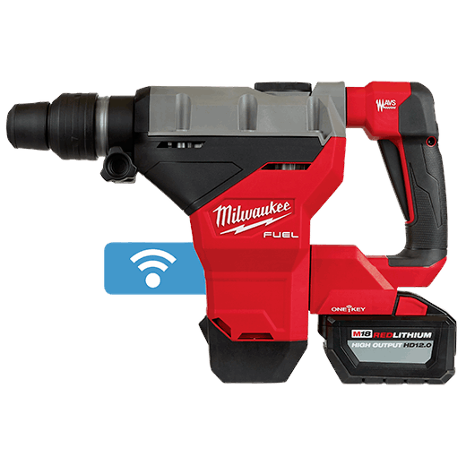 MILWAUKEE - M18 FUEL™ 1-3/4" SDS MAX Rotary Hammer Kit w/ (2) 12.0 Battery