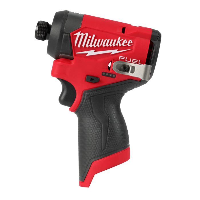 Milwaukee M12 FUEL 12-Volt Lithium-Ion Brushless Cordless Hammer Drill and Impact Driver Combo Kit w/2 Batteries and Bag (2-Tool)