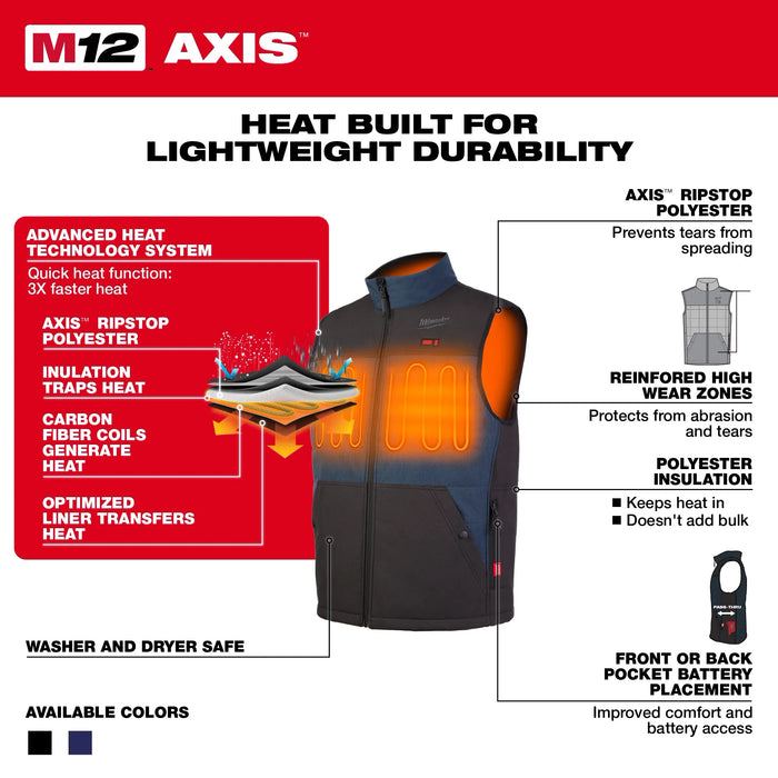 MILWAUKEE - M12™ Heated AXIS™ Vest Kit