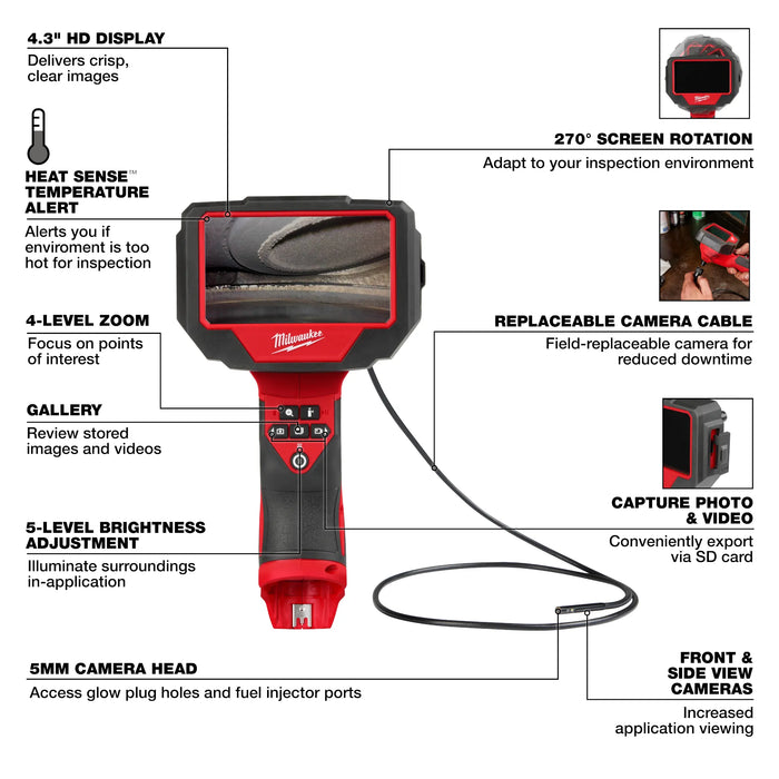 Milwaukee - M12™ Auto Technician Borescope