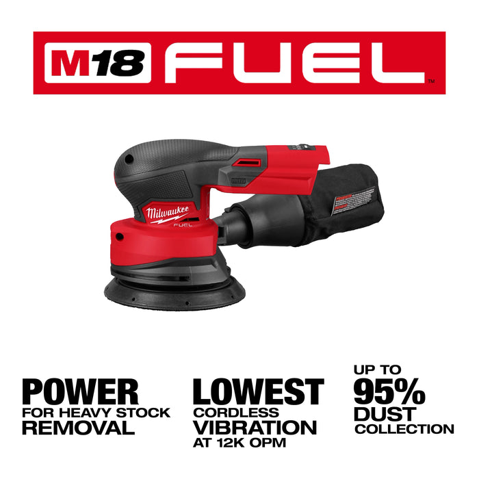 MILWAUKEE - M18­ FUEL™ 5" Random Orbital Sander